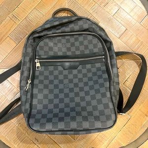 Lookalike Louis Vuitton Josh Backpack Damier Graphite